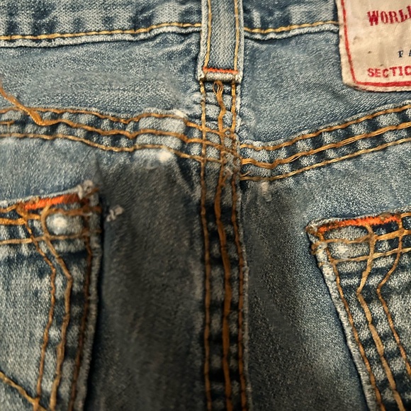 True Religion Light Blue Men's Straight Jeans - Picture 11 of 13